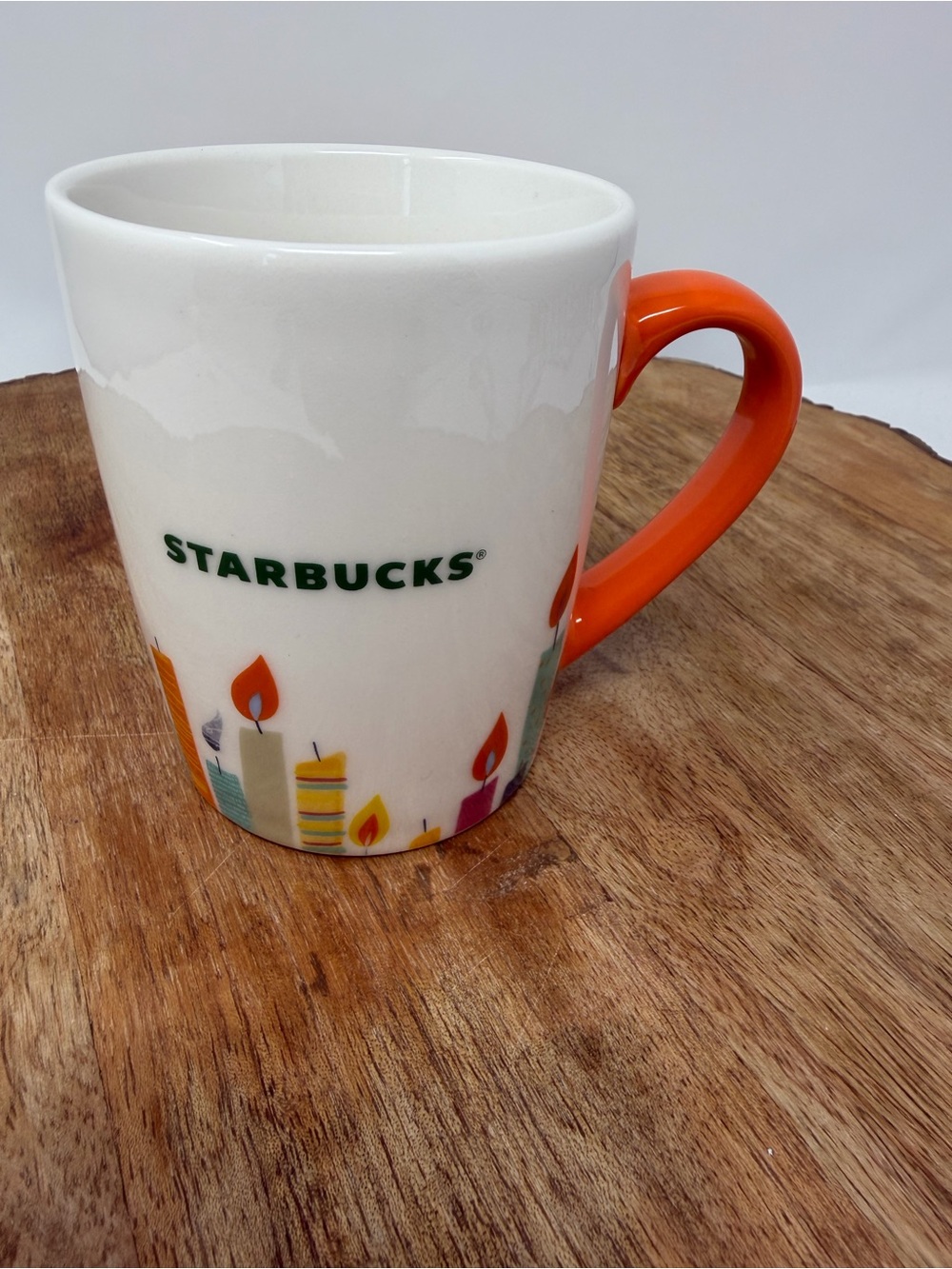 Starbucks Happy Birthday Celebration Candles 10oz Coffee Mug